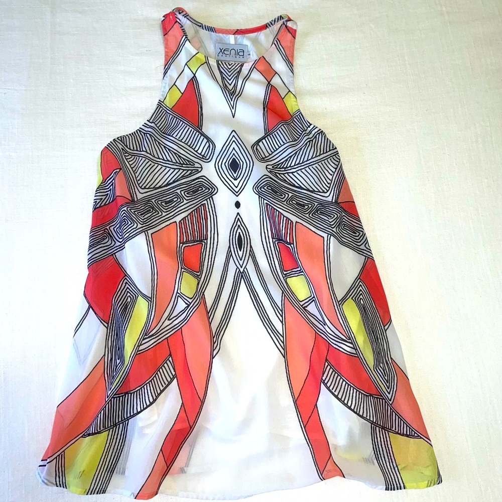 Xenia Boutique chiffon mini dress